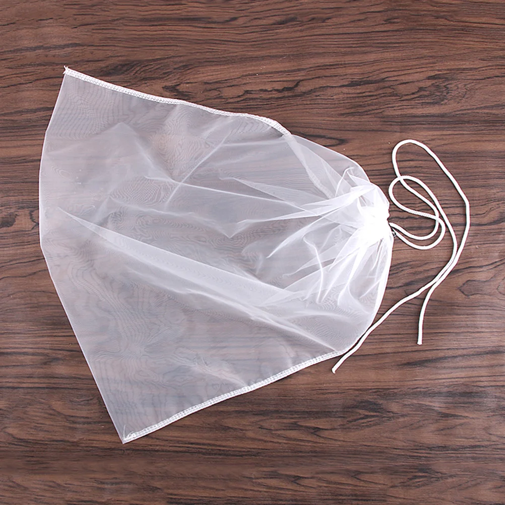 

Tea Filter Bags Nylon Mesh Reusable Drawstring Loose Leaf Tea Strainer Bags 34x37cm Eco-Friendly Fast Drying for Brewing Cooking