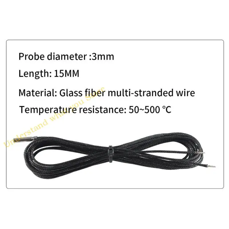 J60A Pt1000 Probe Temperature Measurement Resistors Heat-Resistant &Waterproof