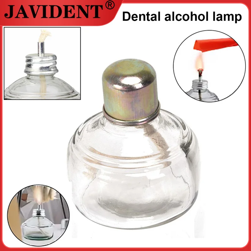 

1 шт., новая прочная утолщенная стеклянная горелка для спирта с крышкой, лабораторная нагревательная стеклянная посуда для стоматологического нагревательного оборудования