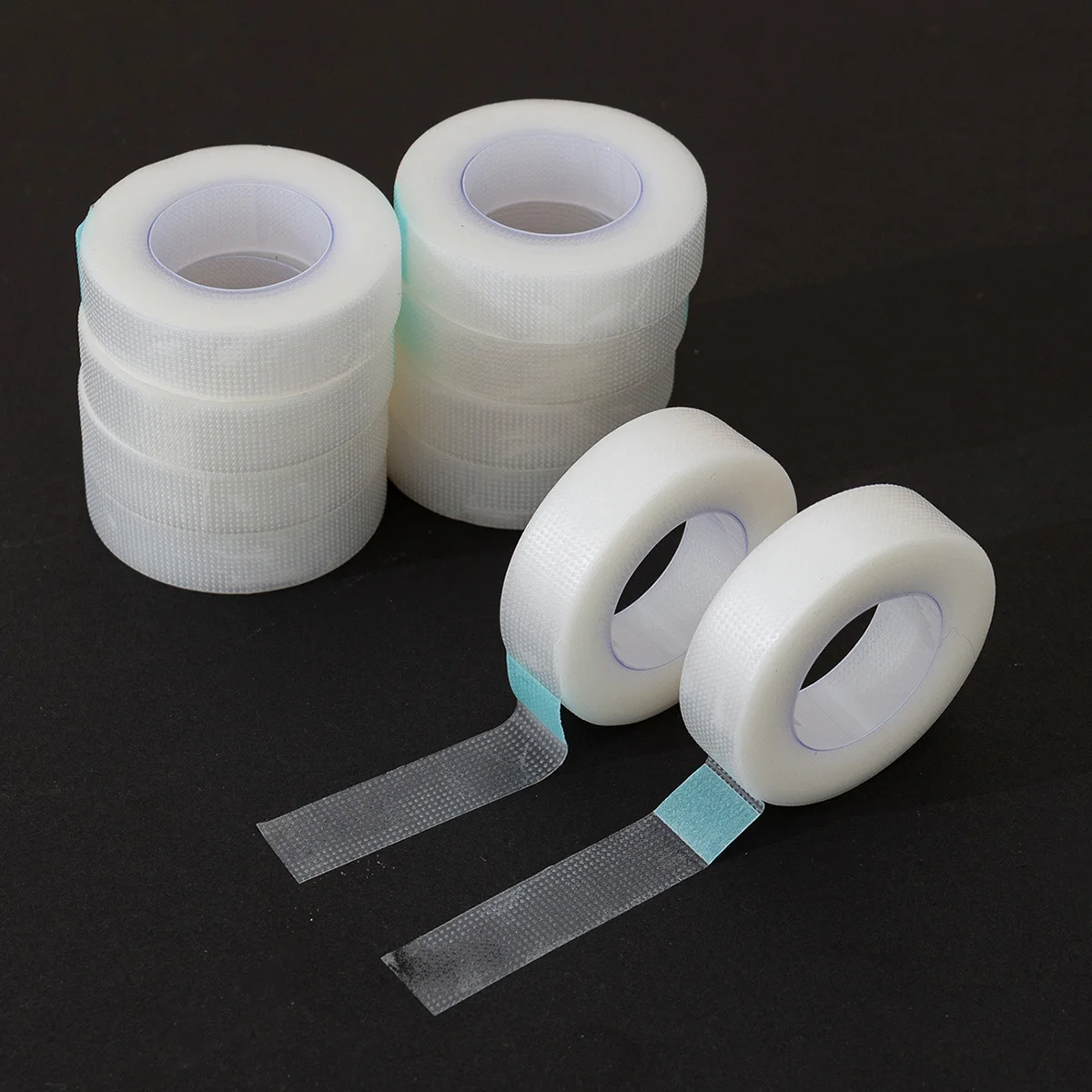 Grafted Eyelash Tape,10PCS Non-woven PE Breathable Fabric Extension Adhesive,Lash Tools