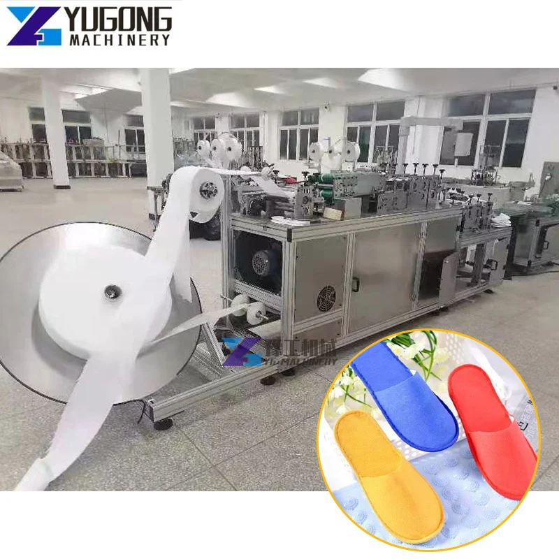 Automatic Non-woven Small Slippers Production Line Equipment for The Production of Slippers Disposable Slipper Shoes Machine