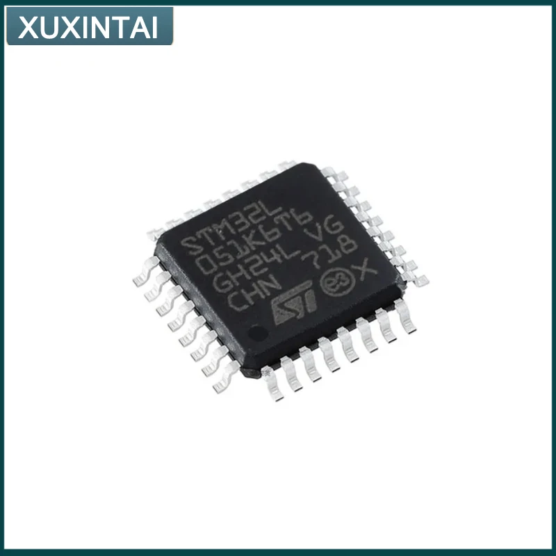 IC original do microcontrolador, STM32L051, STM32L051K8T6 K6U6 C6T6 C8T7 C8T3 C8U6 R8T6 R6T6, QFN LQFP, novo, 5 PCes pelo lote