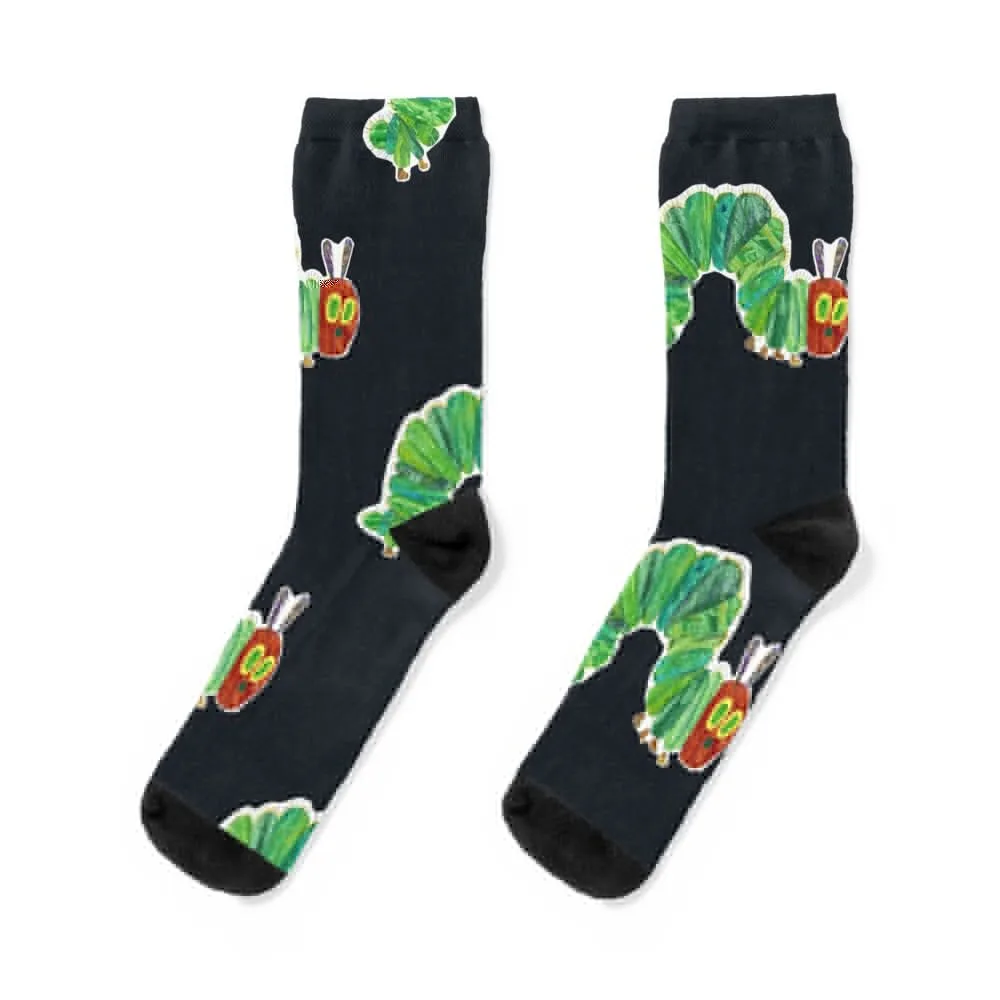 

hungry caterpillar Socks new year Run moving stockings Socks For Girls Men's