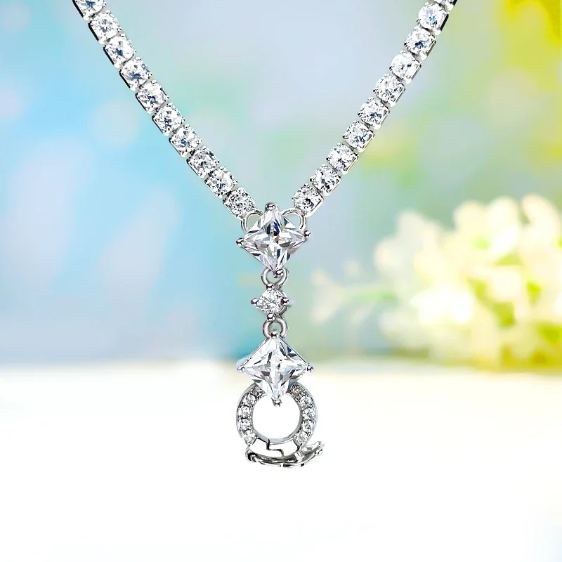 

New Fashionable and Simple S925 Pure Silver Versatile Chain Universal Chain Bone Chain No Pendant Jewelry