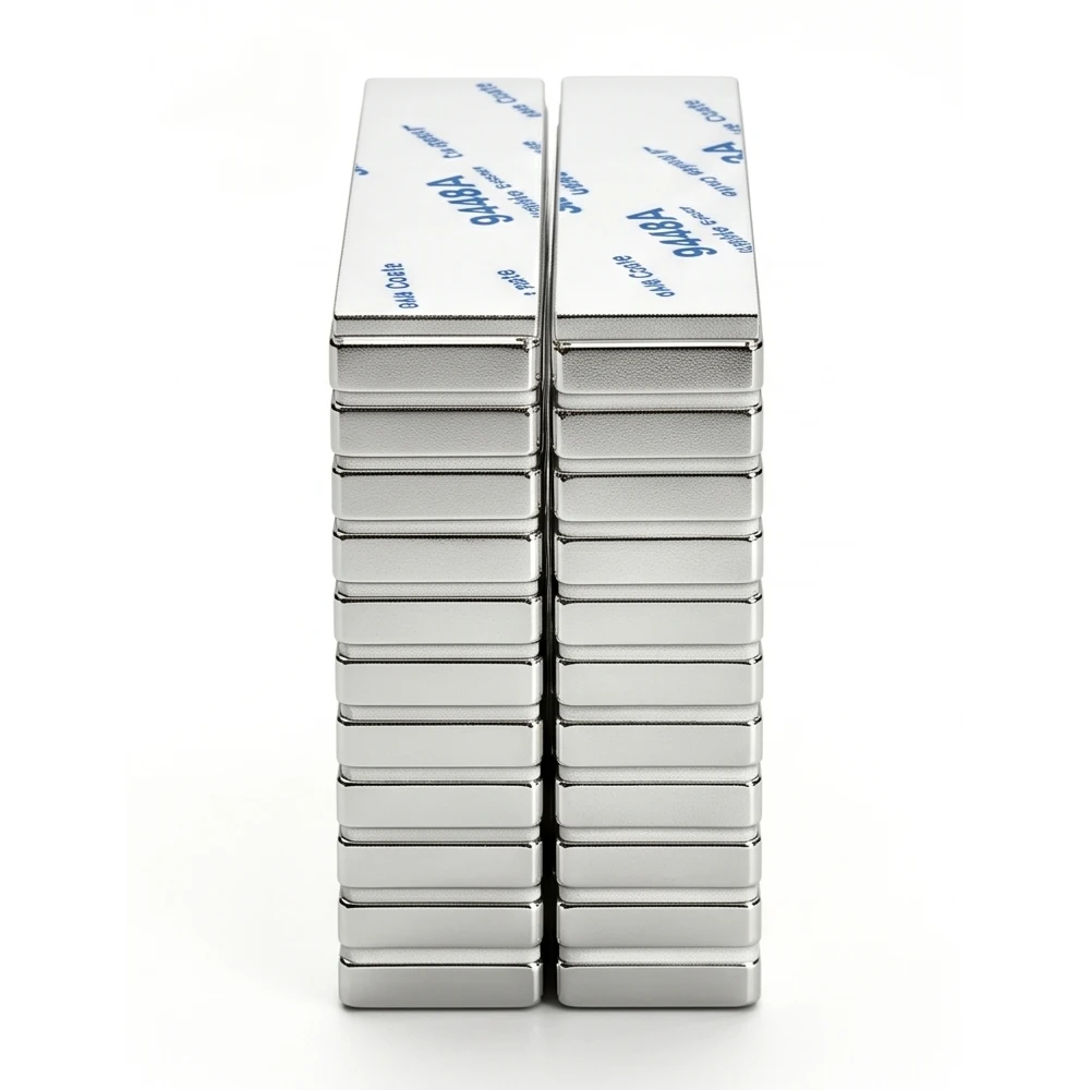Super Powerful Neodymium Magnet  With double-sided adhesive Block Magnet N35 Strong Permanent Magnetic imanes