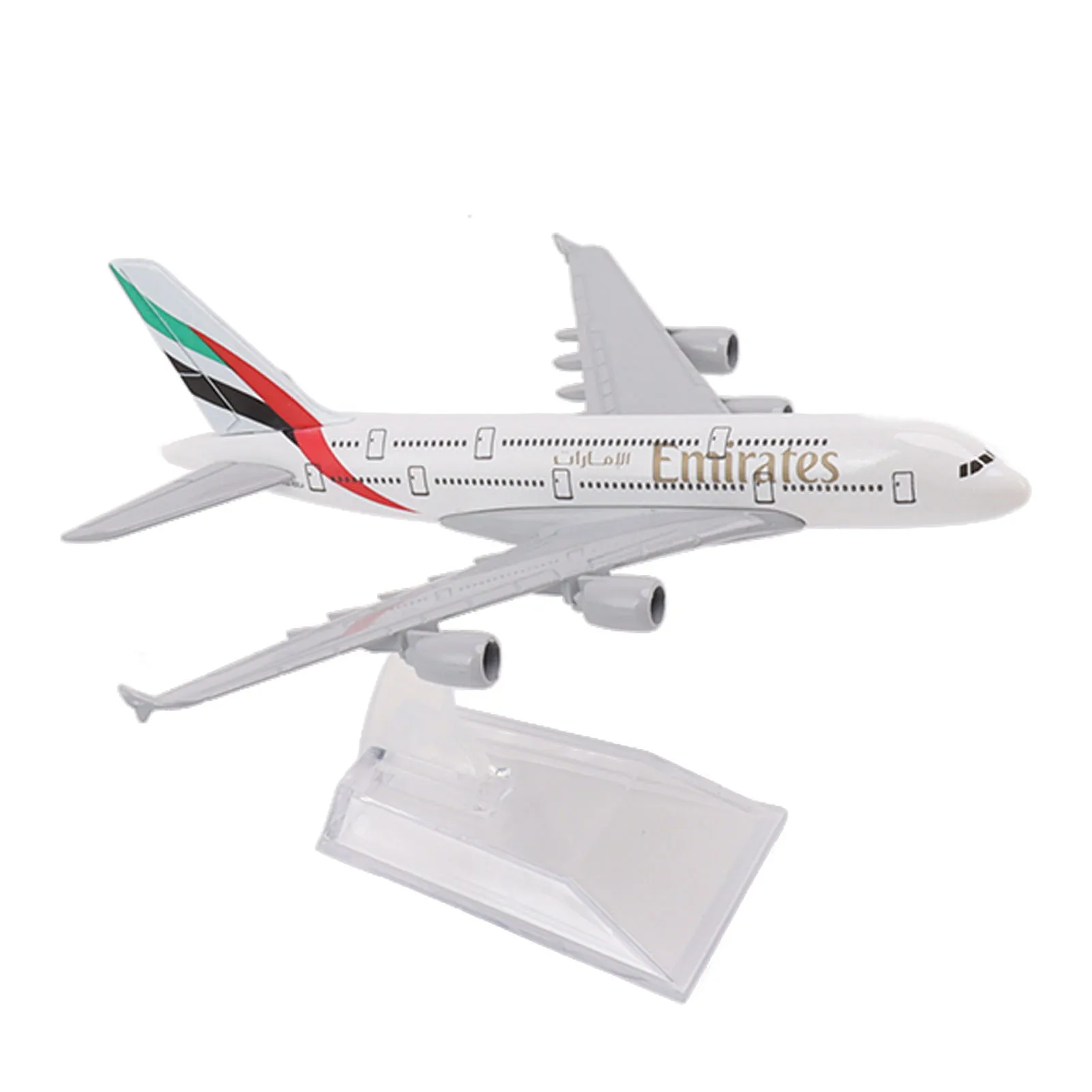 ZK20 380 Airplane Model Alloy Diecast Ornament Plane Model Toy for Children Collection Table Top