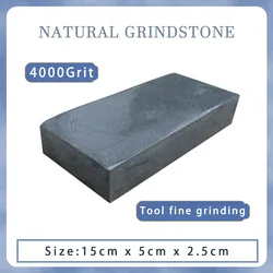 Natural Double-sided Fine Grinding Stone Kitchen Camping Portable Tool Knives Sharpener Grindstone 4000 Mesh Bluestone