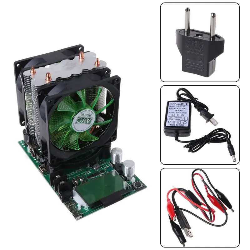 

180W Electronic Load Tester USB Resistor Adjustable Testing Module Intelligent Discharge Resistance Power Meter