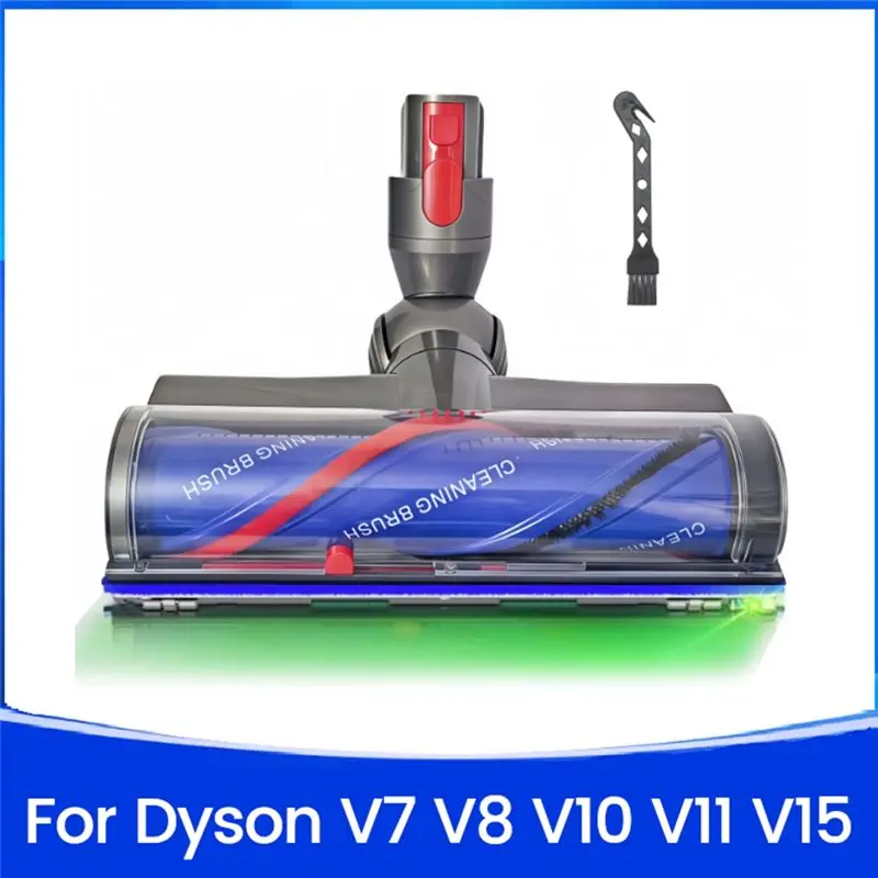 

Насадка M02K с прямым приводом и светодиодными фарами для Dyson V7 V8 V10 V11 V15, насадка с прямым приводом, быстросъемная насадка, щетки для чистки.