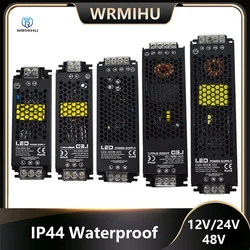 AC180V-240V to DC12/24/48V60W/100W/150W/200W/300W/400W IP44 dustproof semi-grouted power transformer for led strip track lights