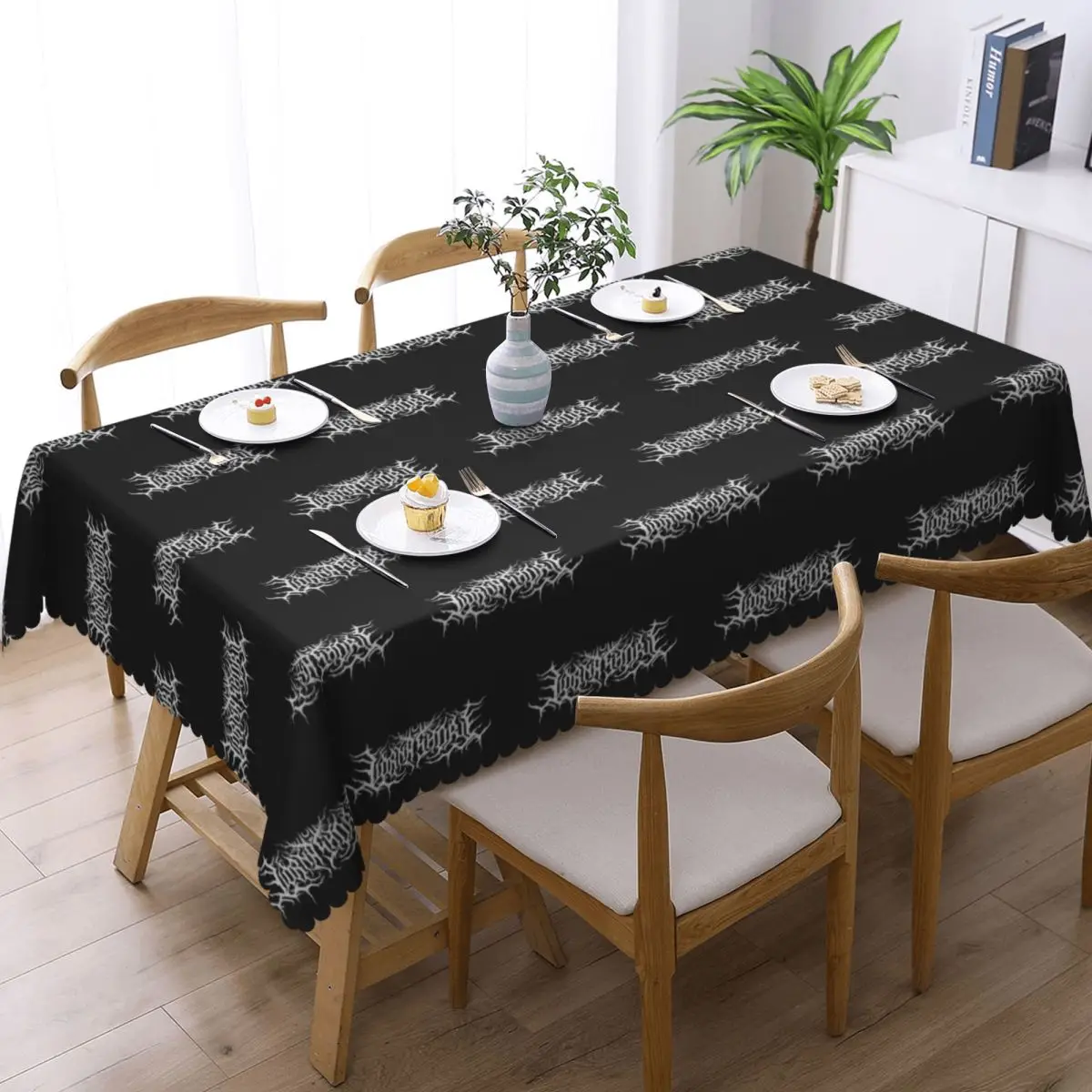 Lorna Shore Customized Rectangular Tablecloth Oilproof Table Cover for Dining Events Table Cloth