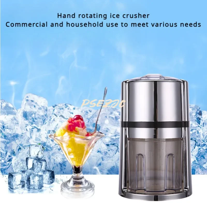 Portable Household and Commercial Manual Bar Cocktail Granule Ice Machine Plastic Ice Crusher Ice Tool