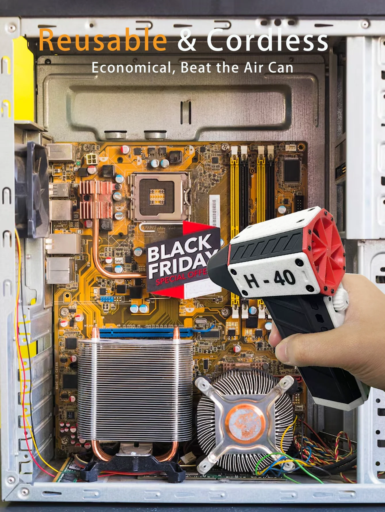 

Электрическая воздушная тряпка — ультра беспроводная воздушная тряпка 160 000 об/мин, перезаряжаемый бесщеточный двигатель, прочный вентилятор, регулируемый вентилятор для C