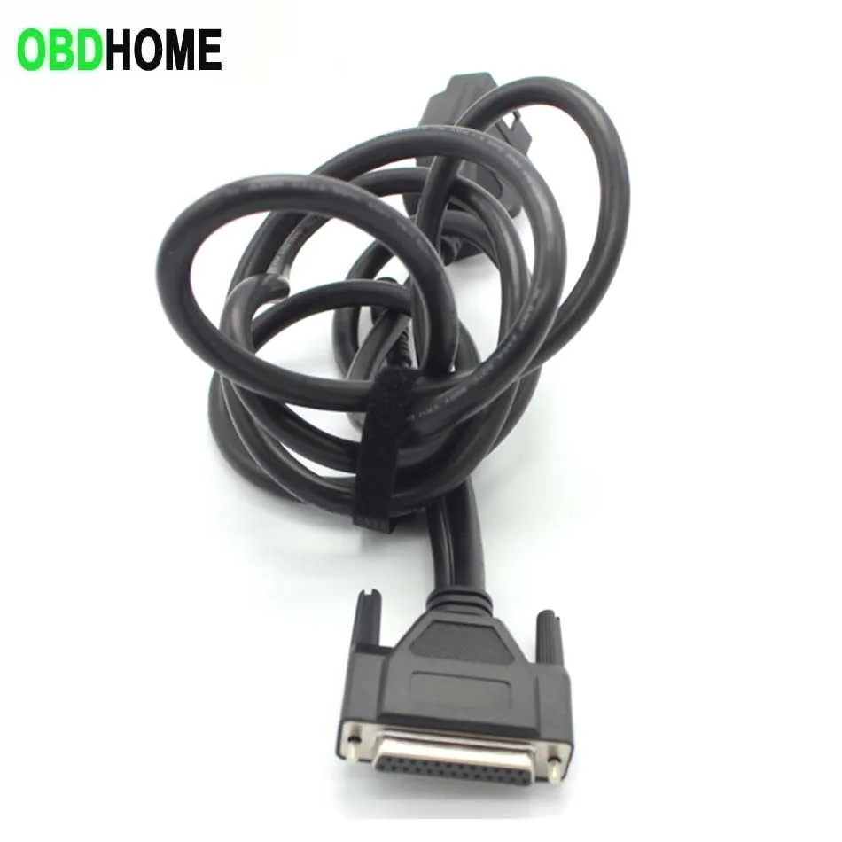 OBD2 Cable 16Pin Male To DB25 Interface for Cummins Inline6 Diesel Truck Excavator Diagnostic Tester DB 25pin Extend Data Line