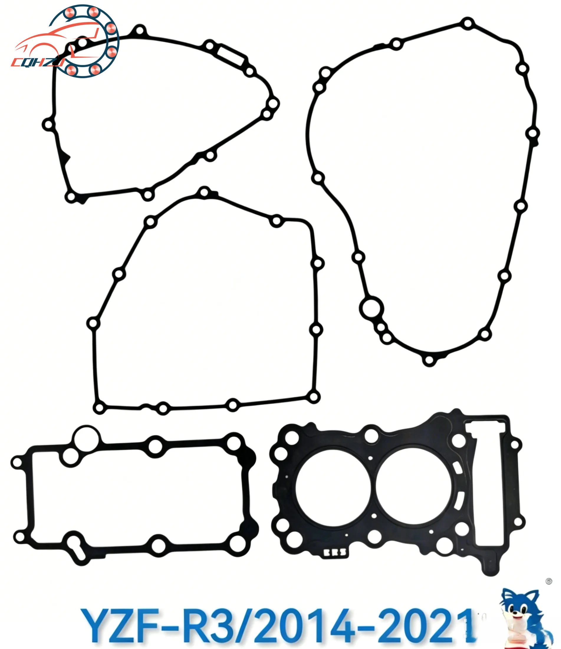 Junta de Cilindro de Motocicleta CQHZJ 1WD-E5451-00-00 para YAMAHA YZF-R3 MT03 ABS 2014-2021, Accesorios para Motor