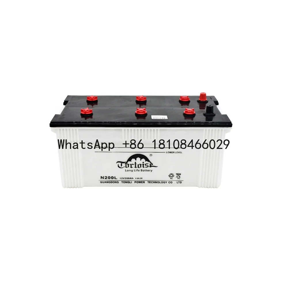 12v 200ah MF  rechargeable sealed lead acid battery for car can OEM and ODM car battery