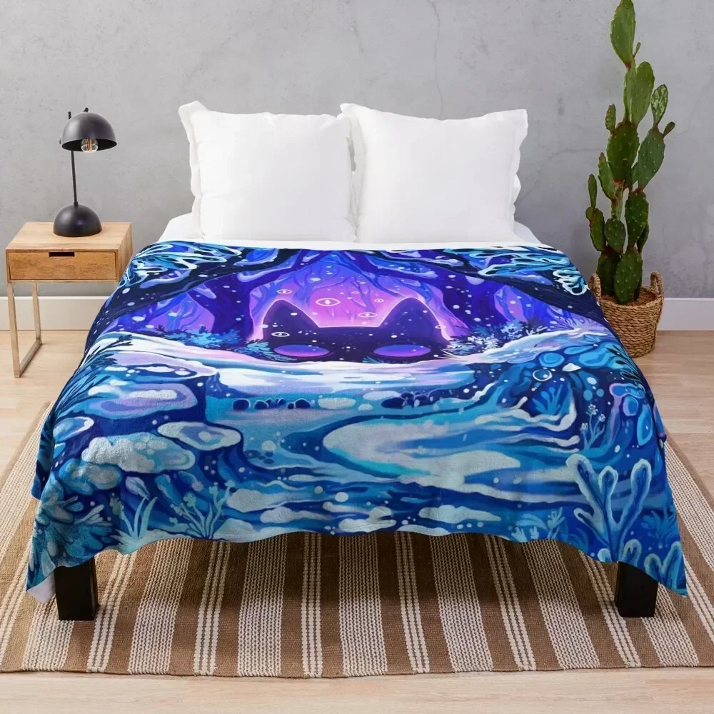 

Dreams of Winter Throw Blanket Cozy Warm Blanket for Bed Room Decor