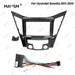 MAMSM Car 9 inch Fascia Radio Panel Panel Dash Kit Install Adapter Console Frame For Hyundai Sonata 2011 2012-2014 Radio Player