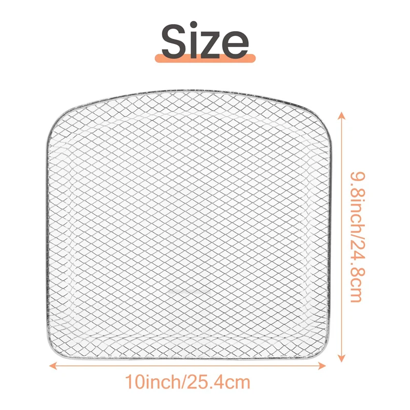 ABKR-Air Fryer Accessories,Air Flow Racks For 6QT Chefman, Aria And For Ultrean Air Fryer Oven,Dehydrator Racks, Fruits And Meat