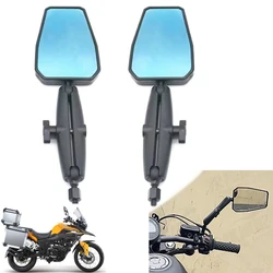 Motorcycle 360 Degree Rotating Foldable Rearview Mirrors For Zongshen RX3 Voge DS CB190 400X Suzuki DL250 Motorbike Side Mirrors