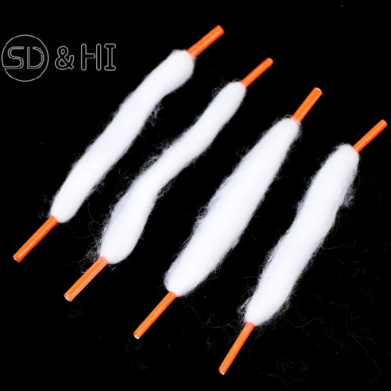 20pcs Prebuilt Wire Coil Threads Organic Vape Cotton Strips Shoelace for RTA RDA