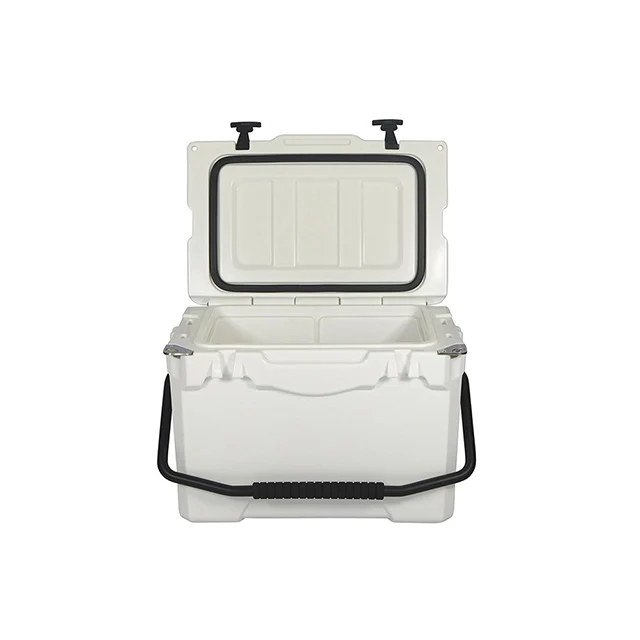 Custom Picnic Ice Portable Insulation Fish Cooler Box With Aluminium Handle Bar