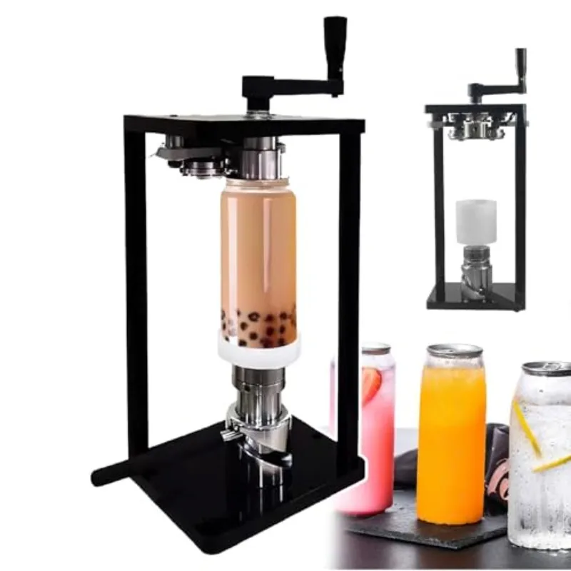 

Hand Crank Canning Machine Cup Can Sealing Machine Manual Drink Seamer Sealer Tool for 330ml 500ml Jars Diameter 55mm