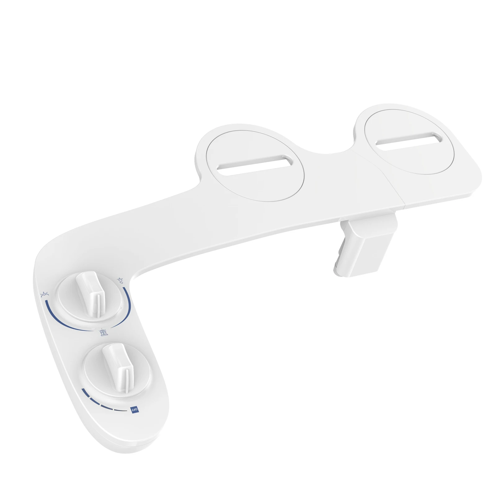 

Bidet Attachment for Toilet Non-Electric Self-Cleaning Dual Nozzle Toilet Bidet,Fresh Cold Water Sprayer Bidets for Toilets