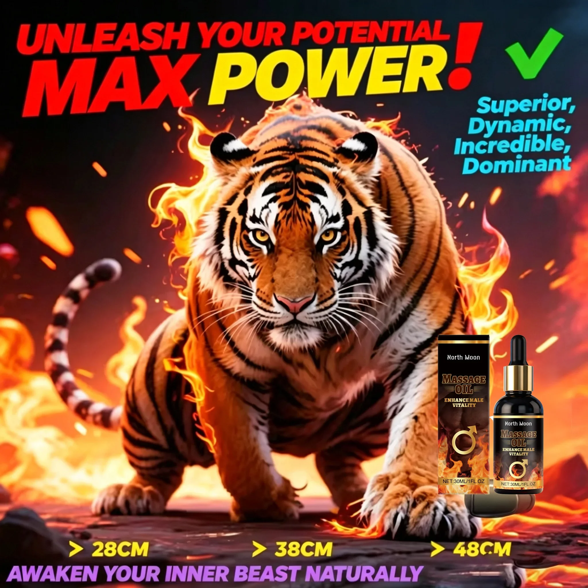 46Man Lasting Long 60 Minutes Penis Enlargment Oil Lubricants Sex Delay Oil Sex for Male External Use Anti Premature Ejaculation