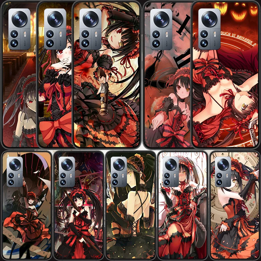 Date A Live Tokisaki Kurumi Phone Case For Xiaomi Poco X7 X6 X5 X4 X3 GT NFC M4 M5 Pro 5G M3 Mi F6 F5 F4 F3 F2 F1 Capa Coque TPU