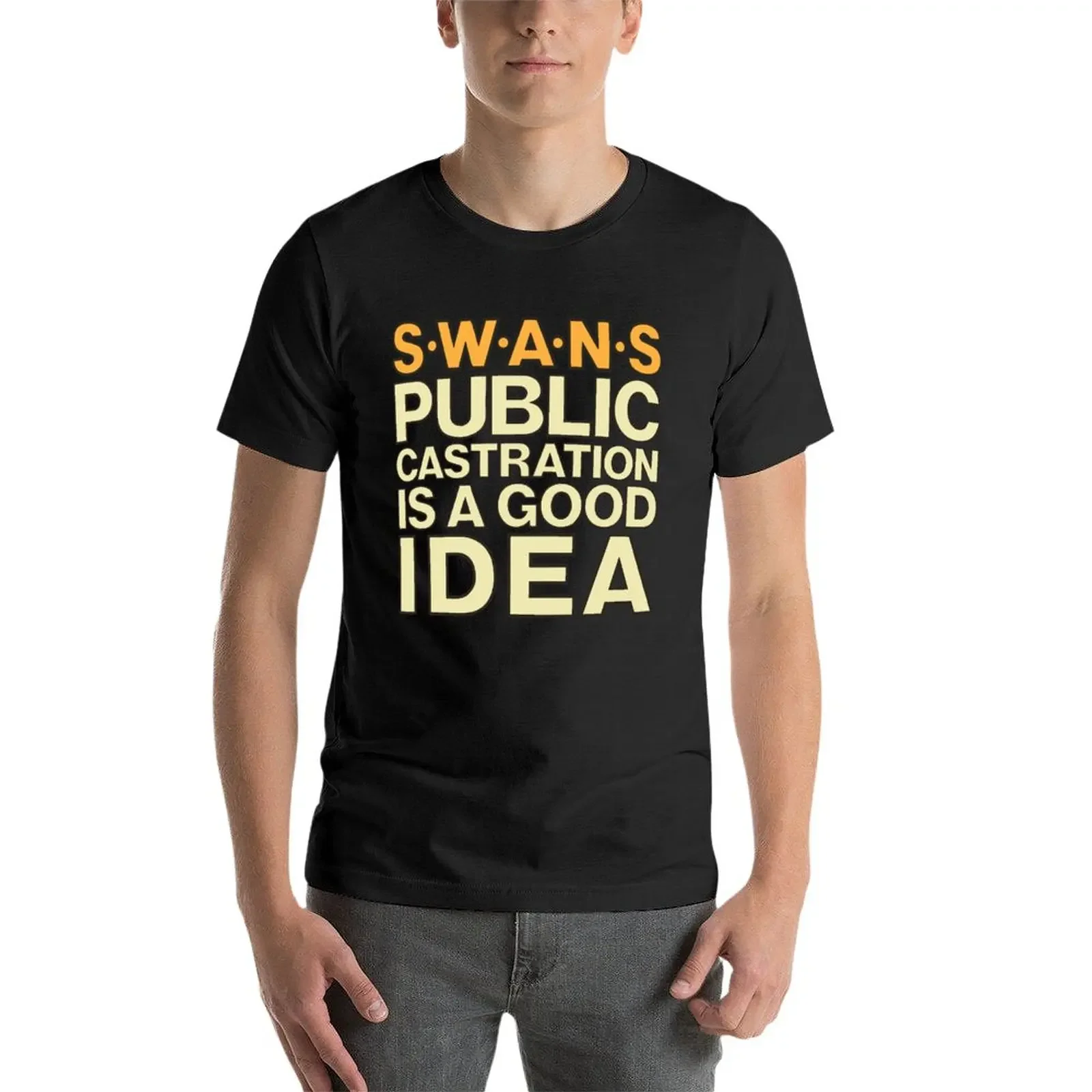 Publiczna kastracja łabędzi to dobry pomysł, koszula łabędzi, industrial, łabędzie nyc, t-shirt męska koszulka dresowy