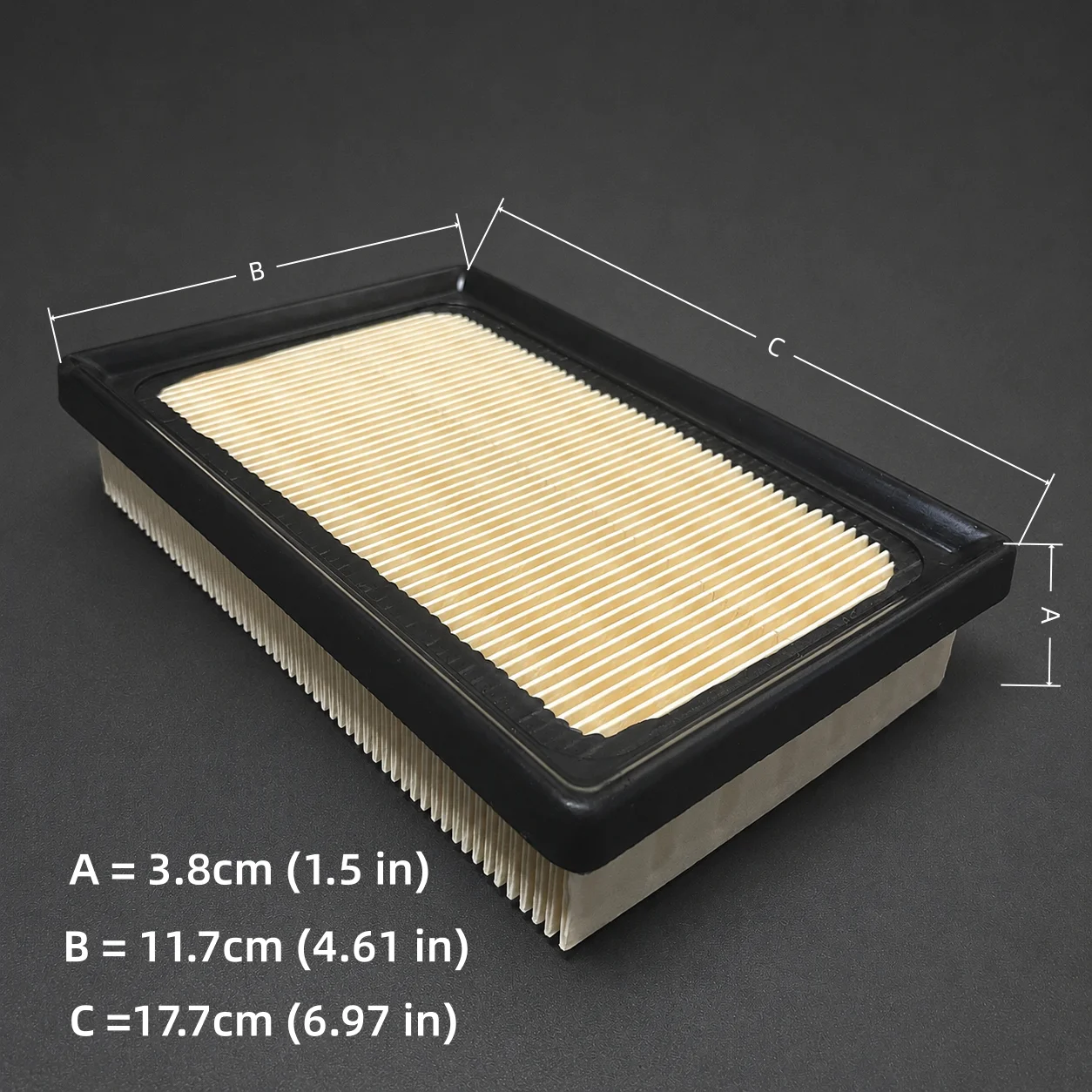 Air Filter for Toyota Prius, Corolla, C HR, Auris, Yaris (1.8 Hybrid /1.3L /1.6L Engine),Replace 17801-21060