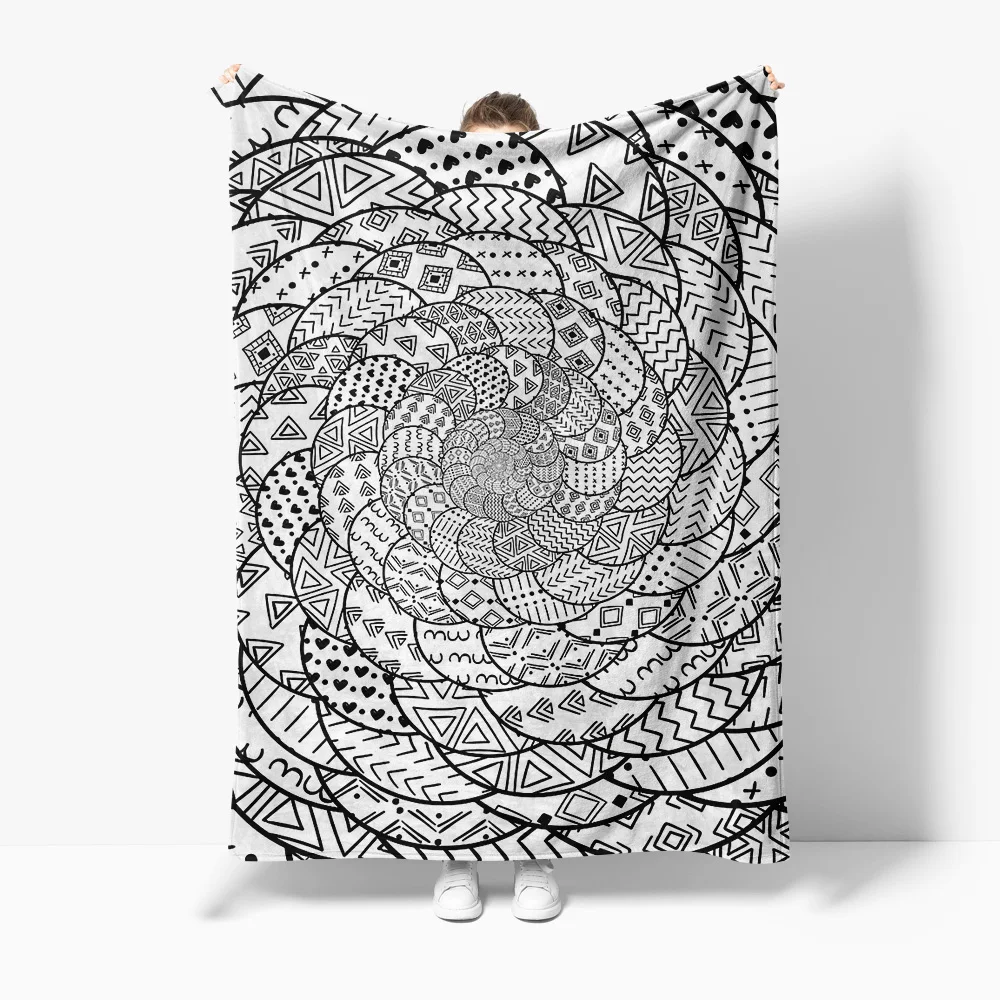 

Одеяло в стиле бохо с геометрическим принтом, племенное этническое узором, чехол для кровати, дивана, декоративная наволочка, покрывало