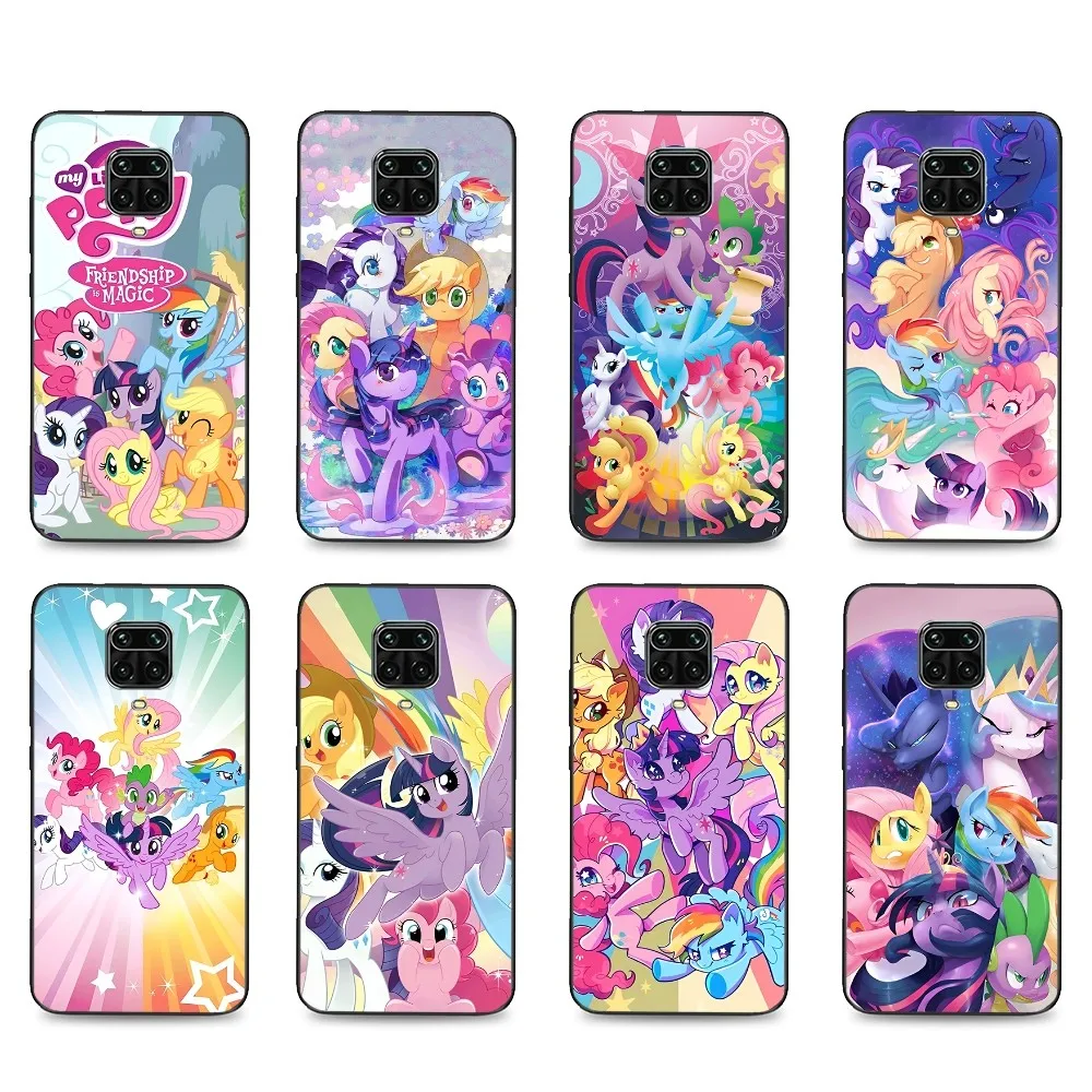 My L-Little P-Pony Phone Case For Xiaomi Mi 5X 8 9 10 11 12 lite pro 10T PocoX3pro PocoM3 Note 10 pro lite