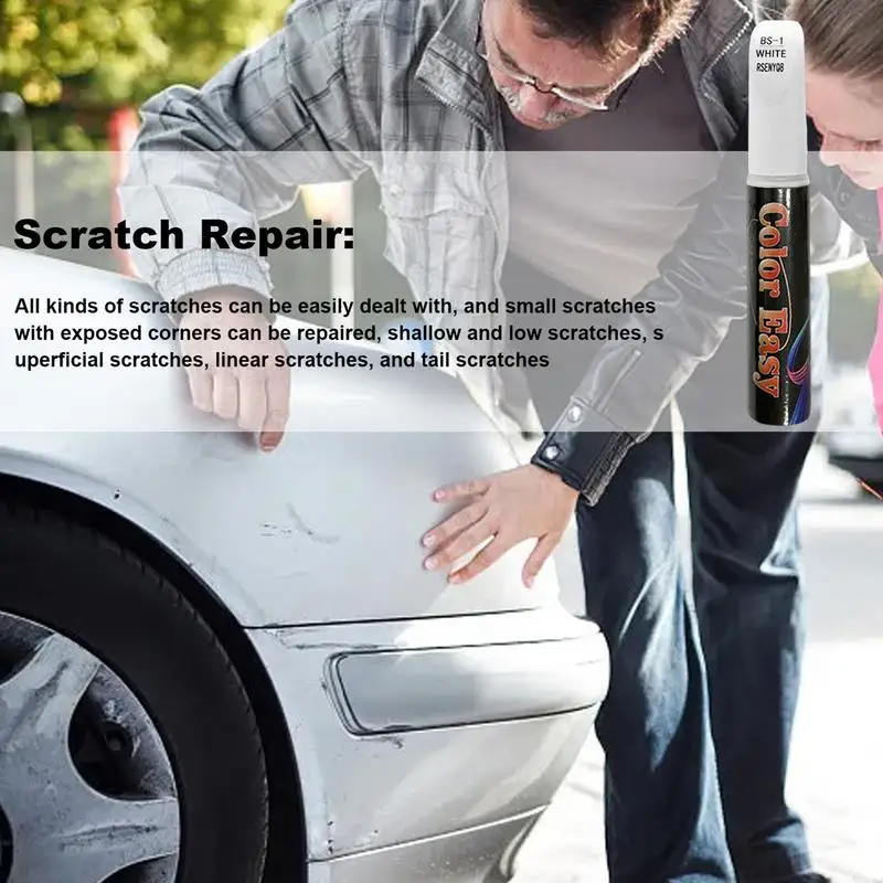 Car Scratch Repair Pen for Rust Prevention, Scratch Remover, Veículos Exterior, 12ml