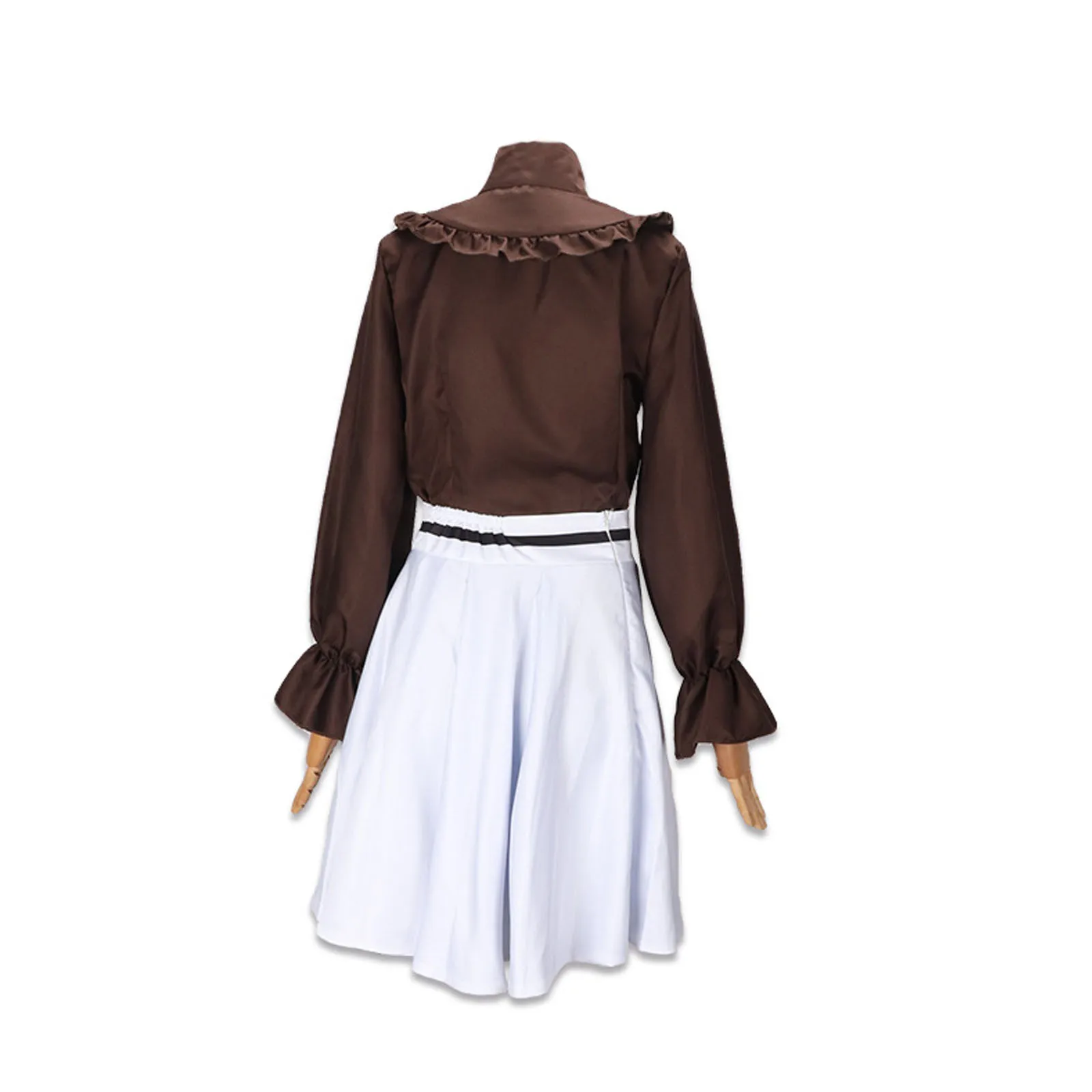 براون تأثيري التعاون الملابس العادية 2D زي الهالوين النسائي