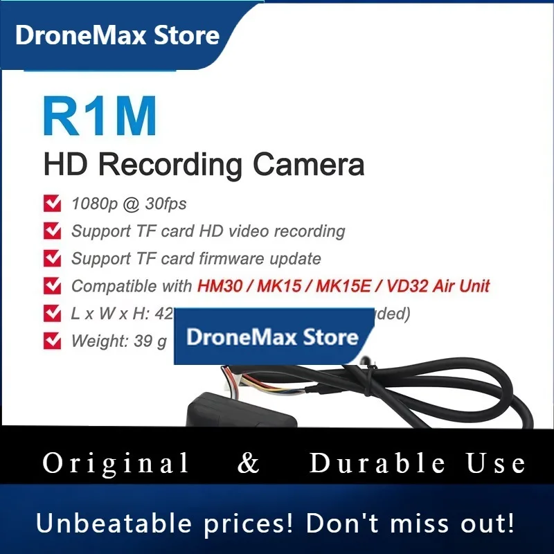 DroMaSIYI R1M 1080P FPV 30fps Network Port Network Camera Compatible With HM30 MK15 MK15E Air Unit