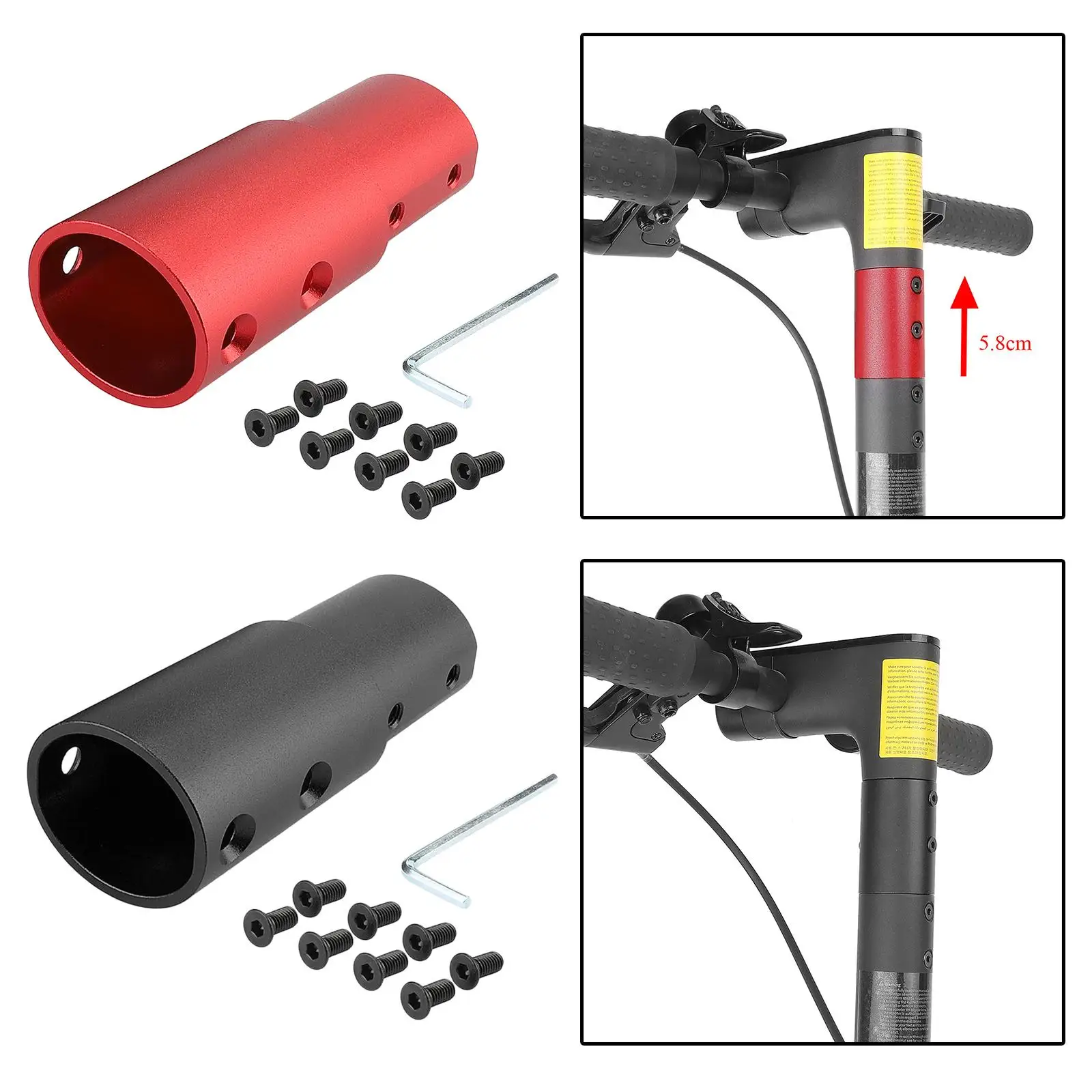 أنبوب تمديد للسكوتر الكهربائي، عمود قابل للتمديد للدراجة الإلكترونية M365