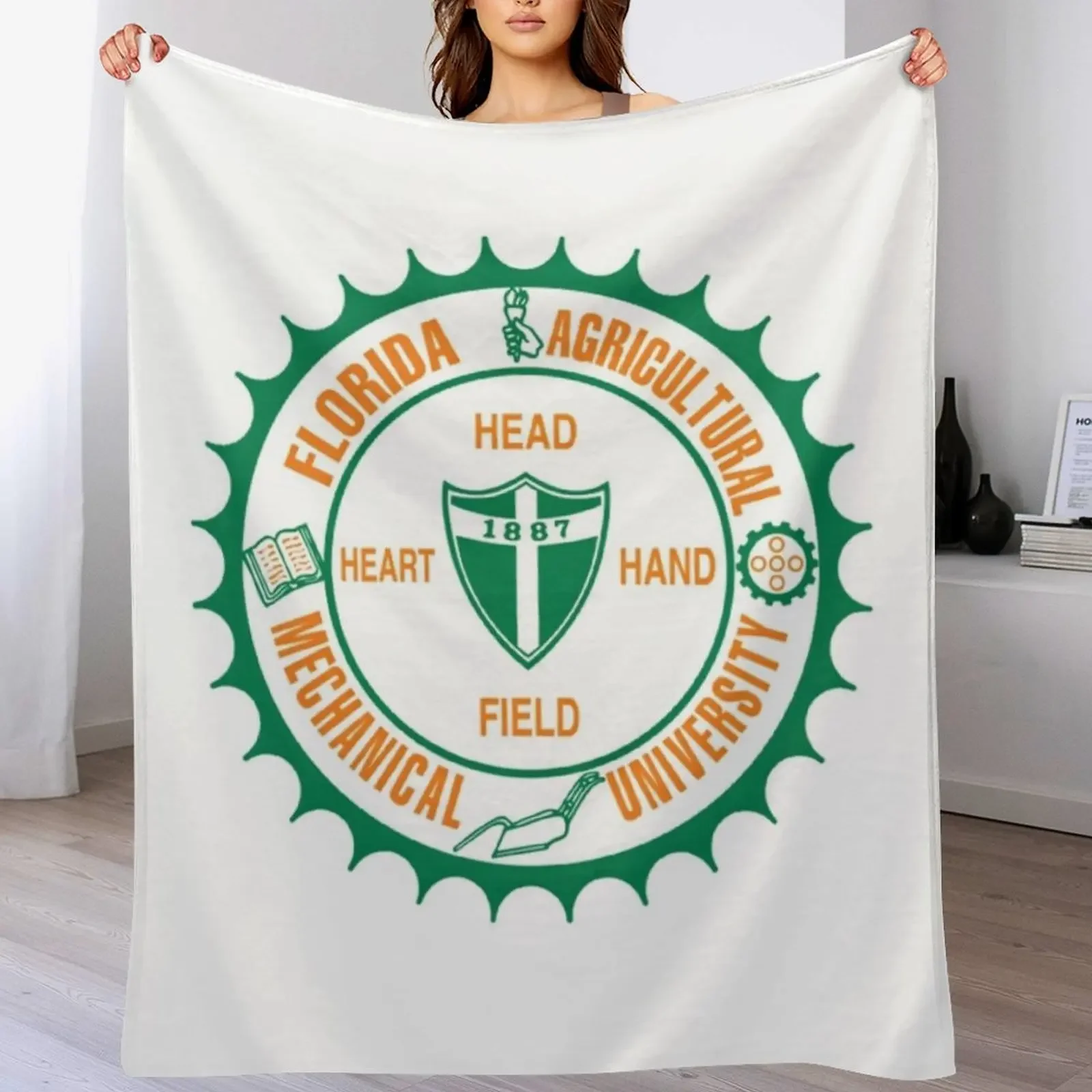 

THE FAMU Essential Throw Blanket Luxurious Soft Blanket Holiday Gift for Family