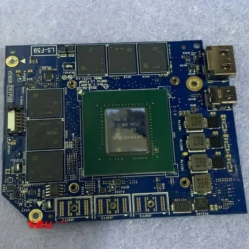 LS-F594p is suitable for Dell Precision 7530 7540 Quadro P3200 GDDR5 6GB video graphics GPU card N18E-Q1-KA-A1 P3200M. All tests