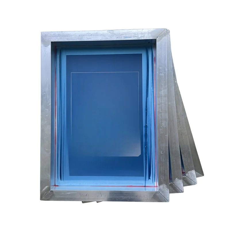 for screen printing accessories high tension 18*20 aluminum silk screen printing frame with mesh silk screen print frame