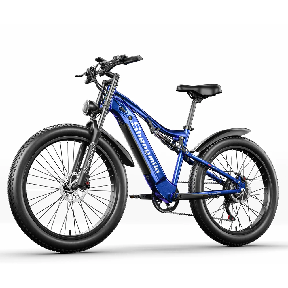 NEW Arrival US EU Shengmilo MX03 48V 500w Electric Bike 15Ah Long Rang Fat Tire Ebike BaFang Electric DirtBike Hybrid Bicycle