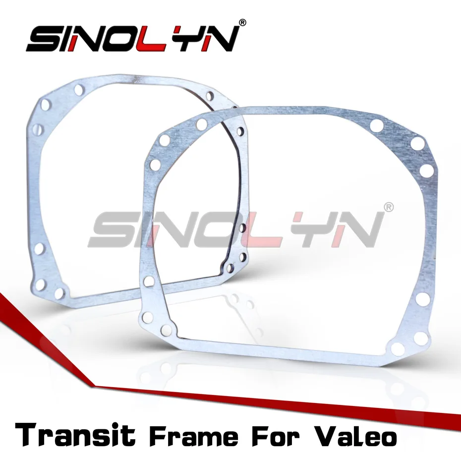 Sinolyn Transition Frame Replace Valeo Lens For Hella 3R G3 G5 Mounting Bracket Adapter Headlight Retrofit Kit Car Accessories