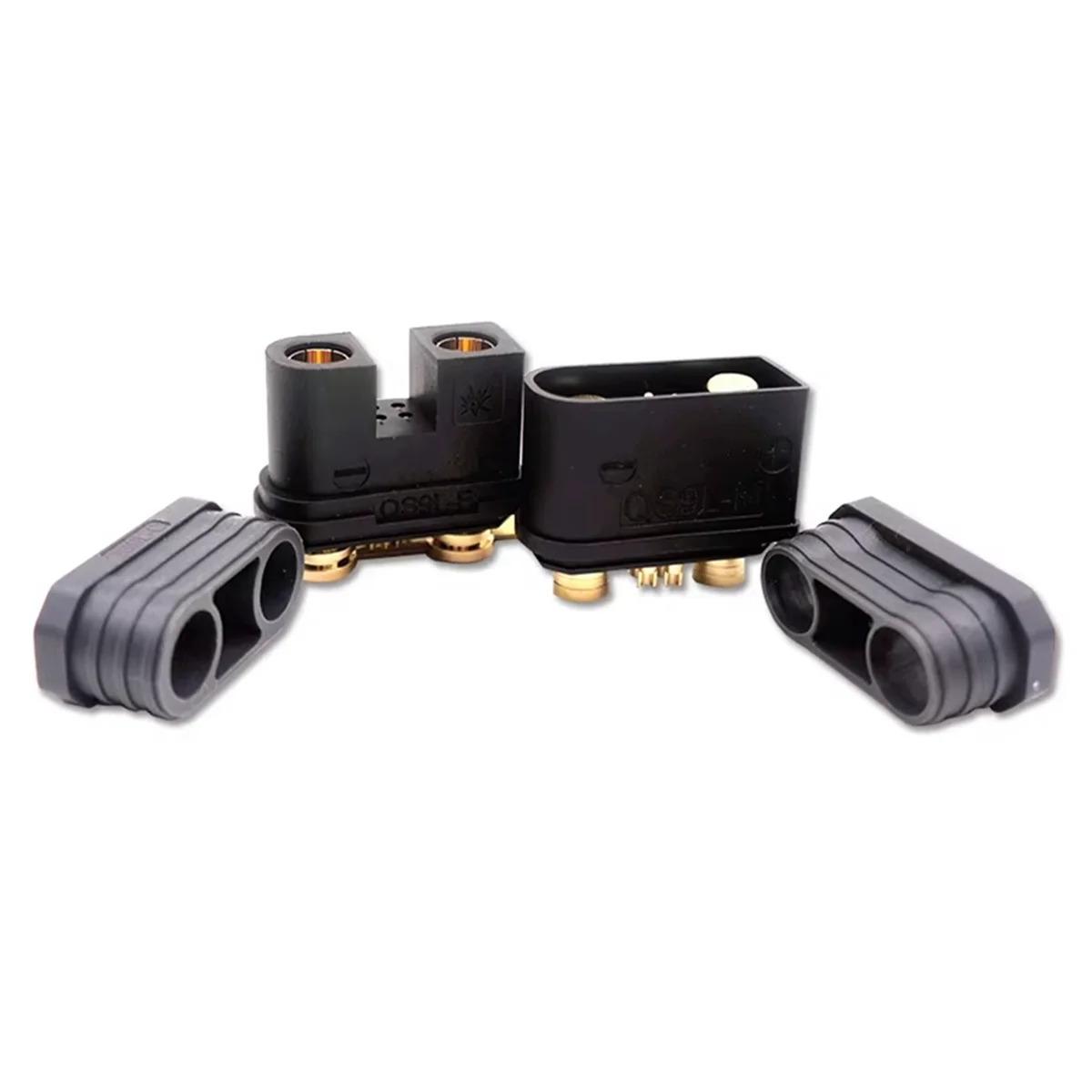 QS9L Anti-Spark Male Female Gold Banana Plug 180A Power Supply Battery Connector with Resistance for RC Agriculture UAV