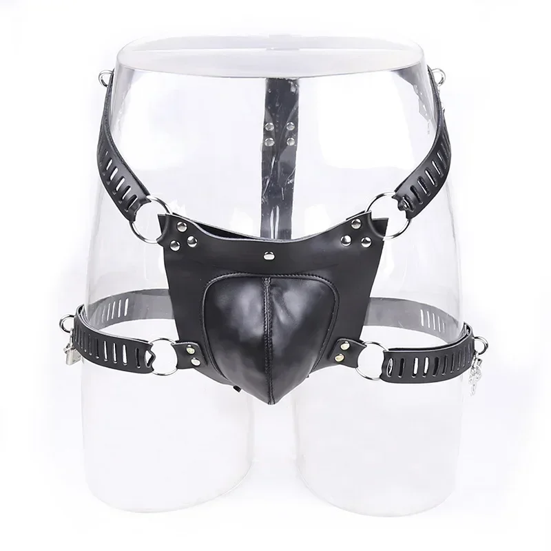 براءات الاختراع والجلود العفة السراويل موجز مثير سراويل داخلية حزام العفة Bdsm عبودية ضبط النفس الوثن سيدة قصيرة تأثيري السلع