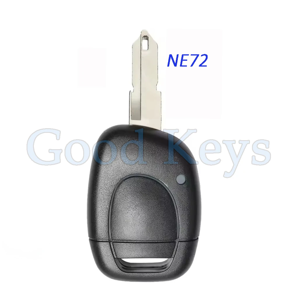 DIYKEY Remote Alarm Key Fob Control for Renault Master Kangoo Clio Twingo NE72 VAC102 Blank Key Blade ID46 Chip 433MHz