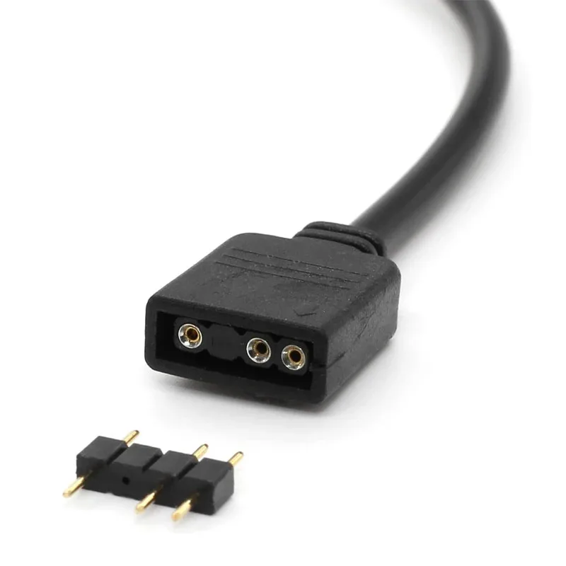 5V 3-Pin Addressable ARGB Female to Female Splitter Extension Cable for Extending PC Computer Fans image 5