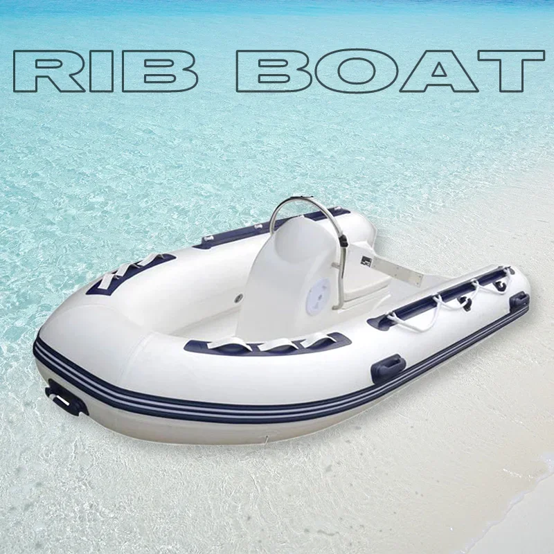 Dive PVC Rib Inflatable Rigid Fishing Power Boat Dinghy Yacht Raft rowing boat