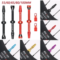 BUCKLOS Bicycle Carbon Wheelset Valve 55MM 60MM 65MM 80MM 100MM Gravel Bike Tubeless Valve Durable Road Bike Tire Valves