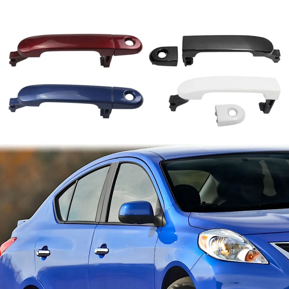 

Car LHD Front Left Side Door Handle With Cover 82641EL12A For Nissan For Versa 07-12 Exterior Outer Door Handle